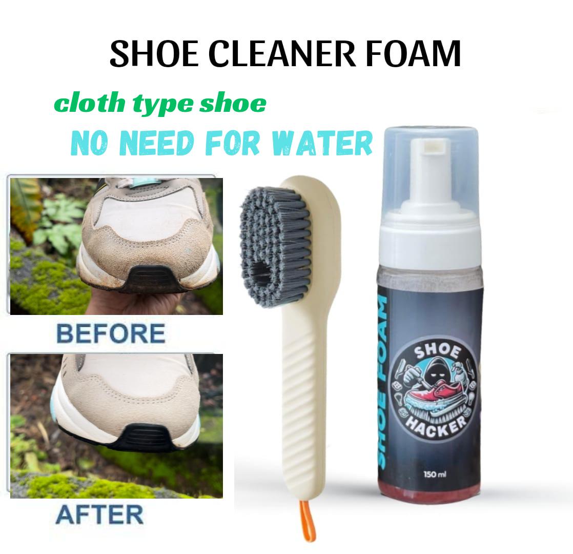 Shoe Hacker Shoe cleaning foam and free brush
