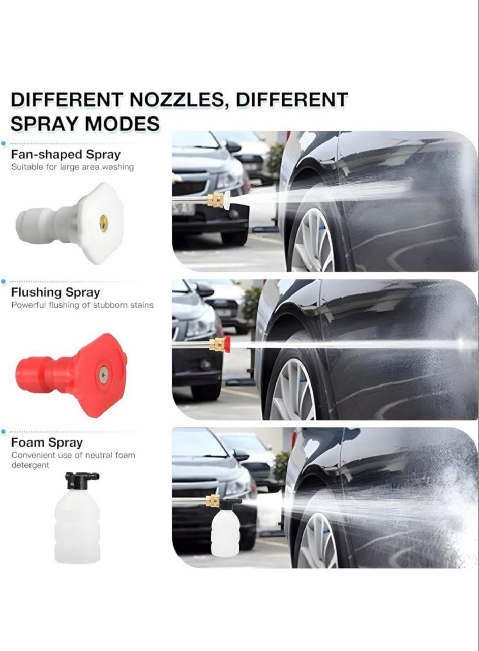 Portable High-Pressure Car Washer – Powerful & Multi-Purpose Cleaning!