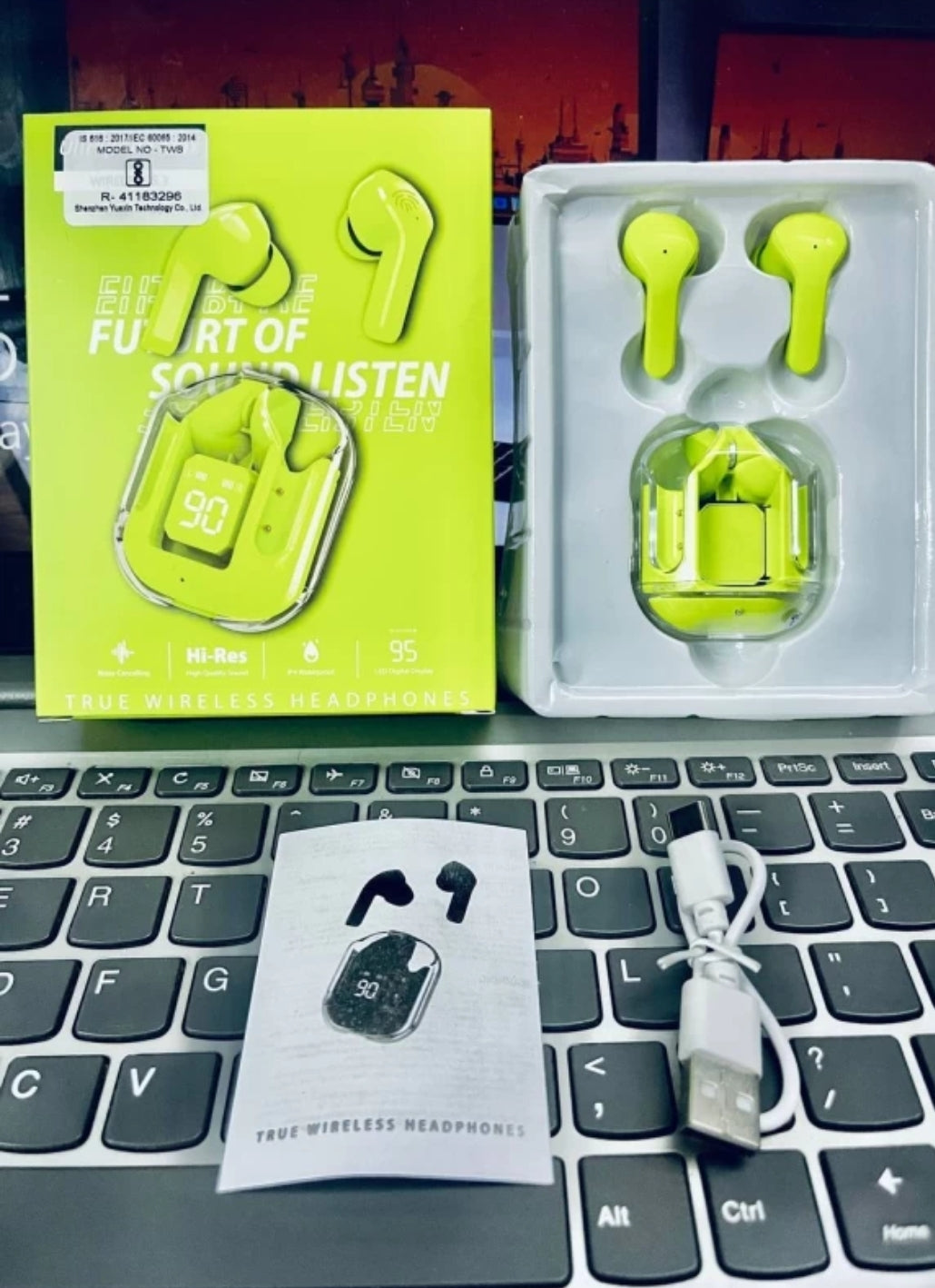 NKL Smart Design UltraPods Buds or Charging Case,Sensor Touch 367 Bluetooth