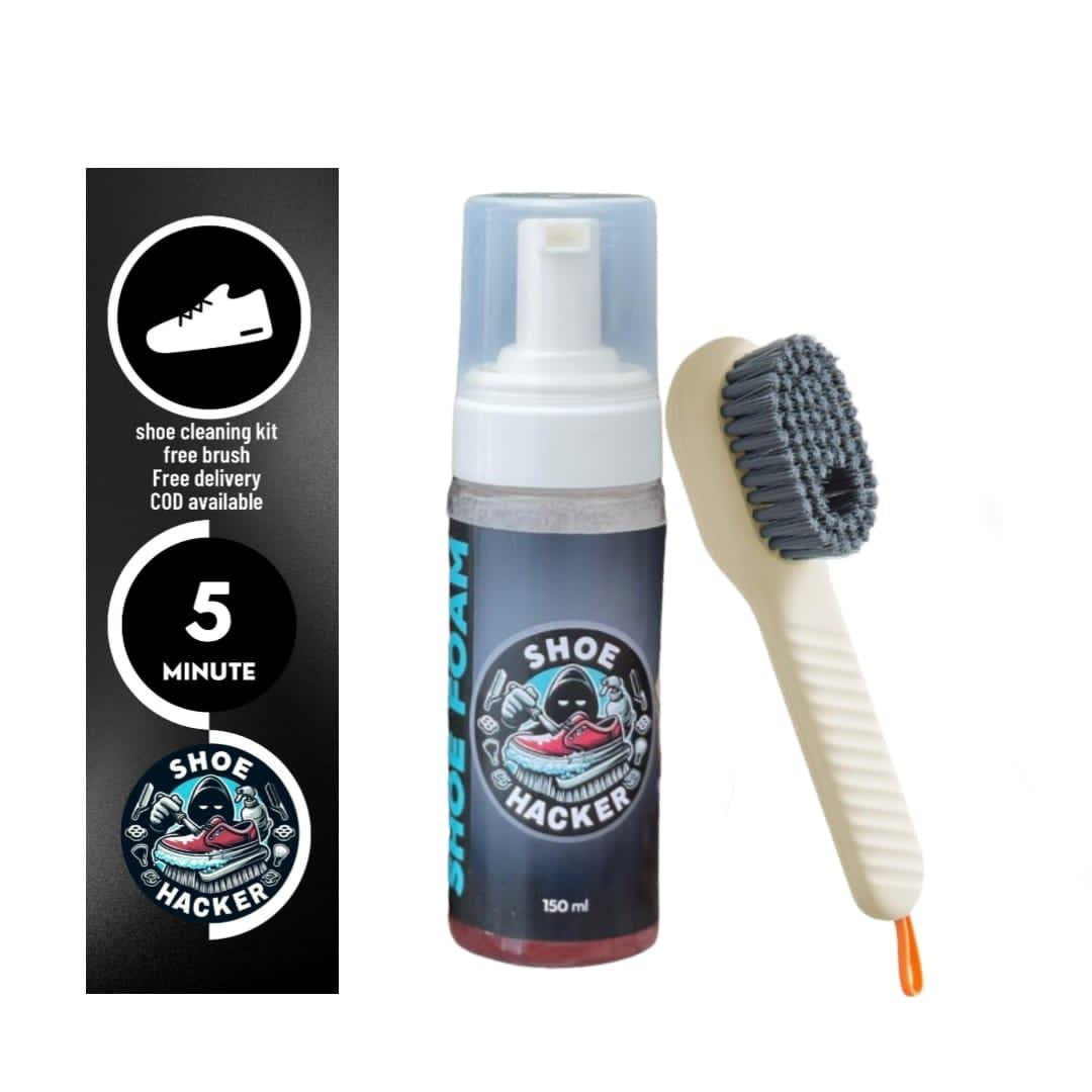 Shoe Hacker Shoe cleaning foam and free brush
