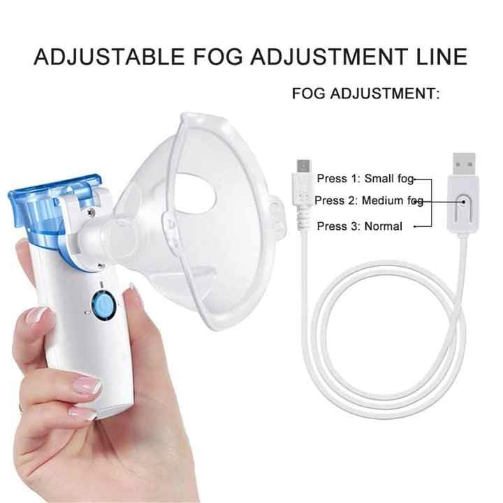 Portable Mesh Nebulizer – Handheld, Ultra-Quiet, Travel-Friendly | One-Touch Operation | High Nebulization Rate