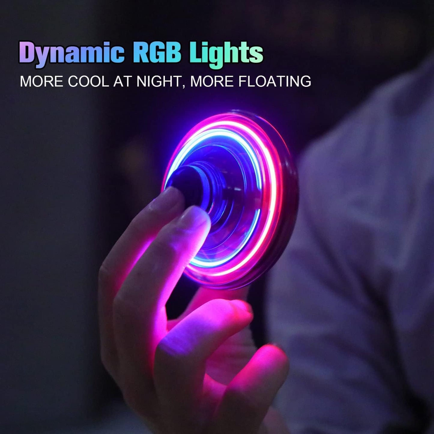 Magic Flying Spinner Toy – Hand-Controlled with LED Lights | Safe, Fun & Easy to Fly | Perfect Gift for Kids & Adults