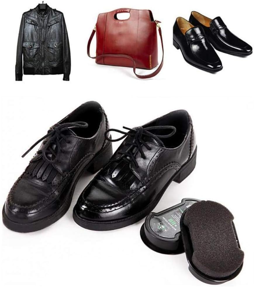 Instant Shoe Shine Sponge – Leather Polish & Cleaning Brush | Quick Gloss for Shoes, Bags & Accessories