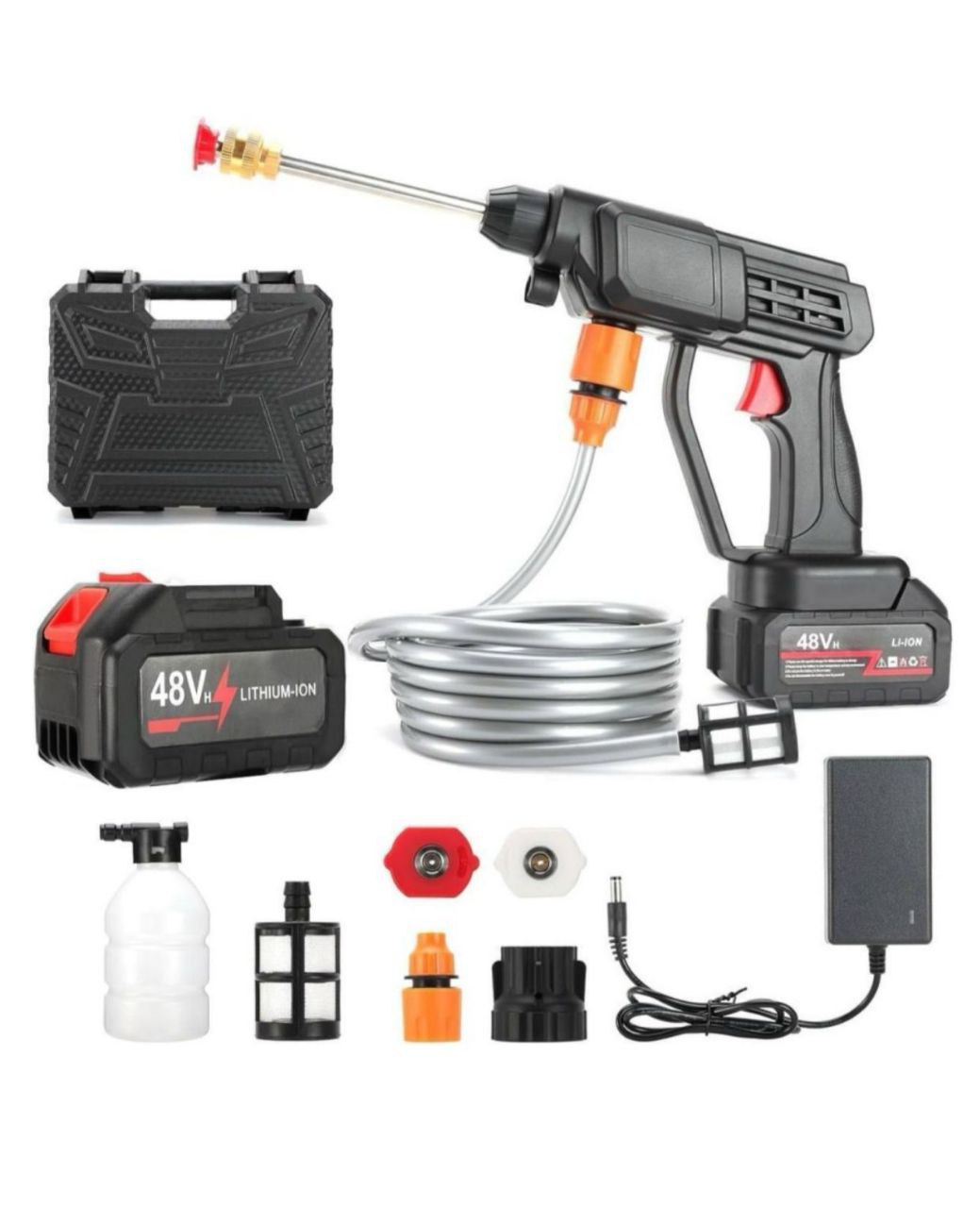 Portable High-Pressure Car Washer – Powerful &amp; Multi-Purpose Cleaning!